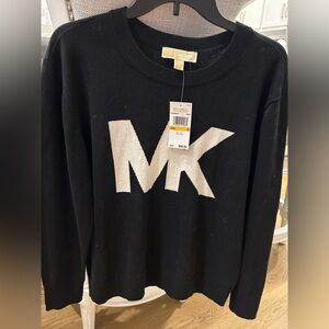Womens Michael Kors black Lightweight sweater size small New with tags